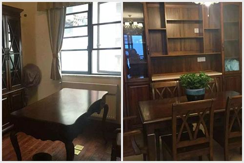 家具运输到彭小姐家中安装图